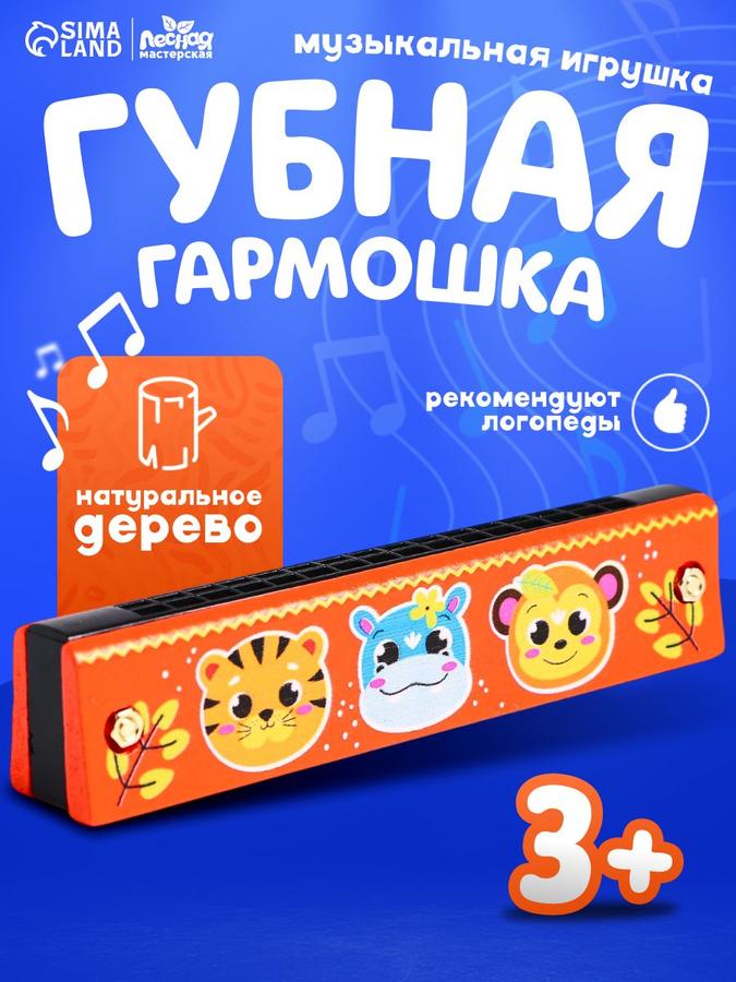 Детская музыкальная игрушка гармошка