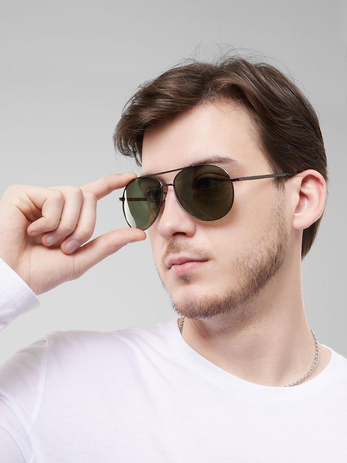 Мужские поляризационные солнцезащитные очки OneSun Авиатор черные