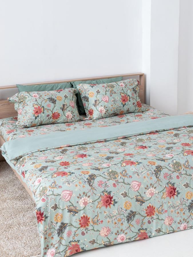 Постельное белье двуспальное сатин Нендо 200х200 с наволочками 50х70 (2 шт) IKEA