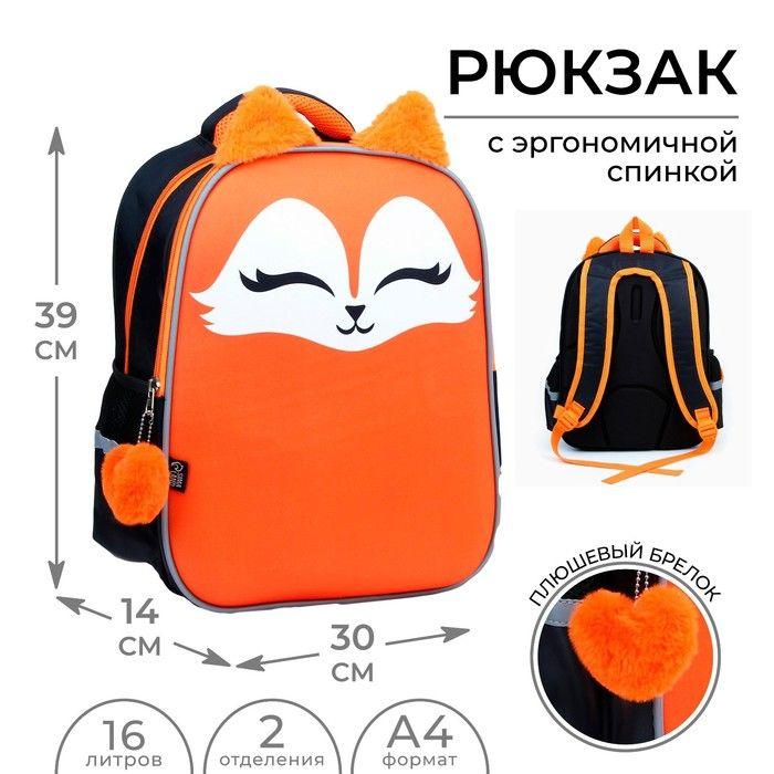 Школьный каркасный рюкзак 39x30x14 см