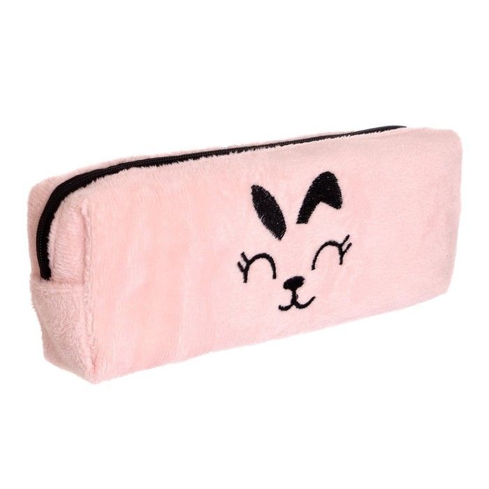 Пенал-косметичка школьный с рисунком "Мордочка", 1 штука