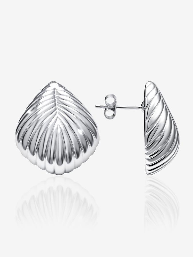 Женские серьги-гвоздики из серебра 925 пробы