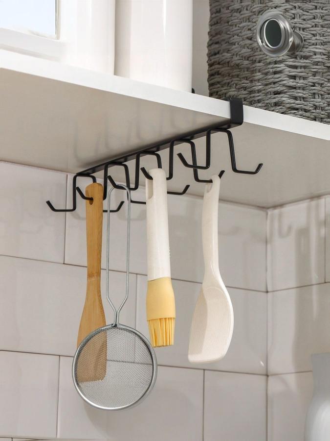 Подвесной держатель для кружек с 12 крючками Доляна для кухни