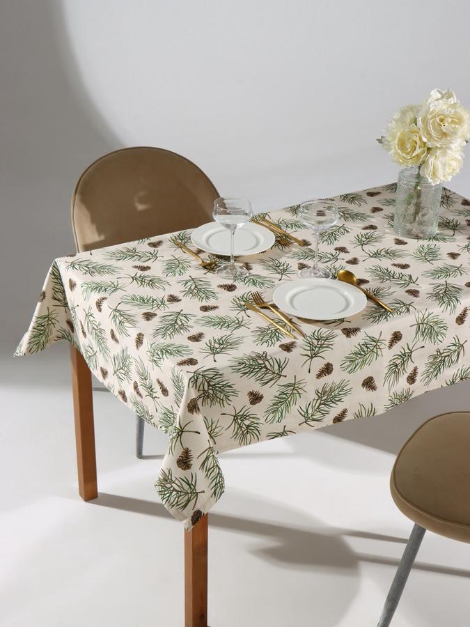 Скатерть тканевая на стол 147х110 см Christmas Tree