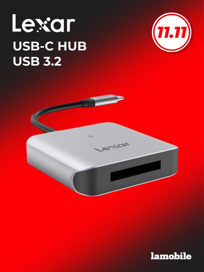 Картридер Lexar CFexpress Type B USB-C для высокоскоростной передачи данных
