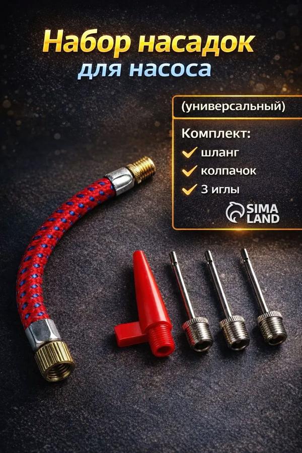 Набор насадок для автомобильного насоса