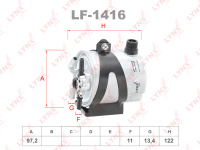 Фильтр топливный LYNXauto LF-1416