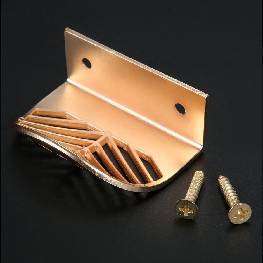 Ручка мебельная CAPPIO 32 мм с узором, матовое золото