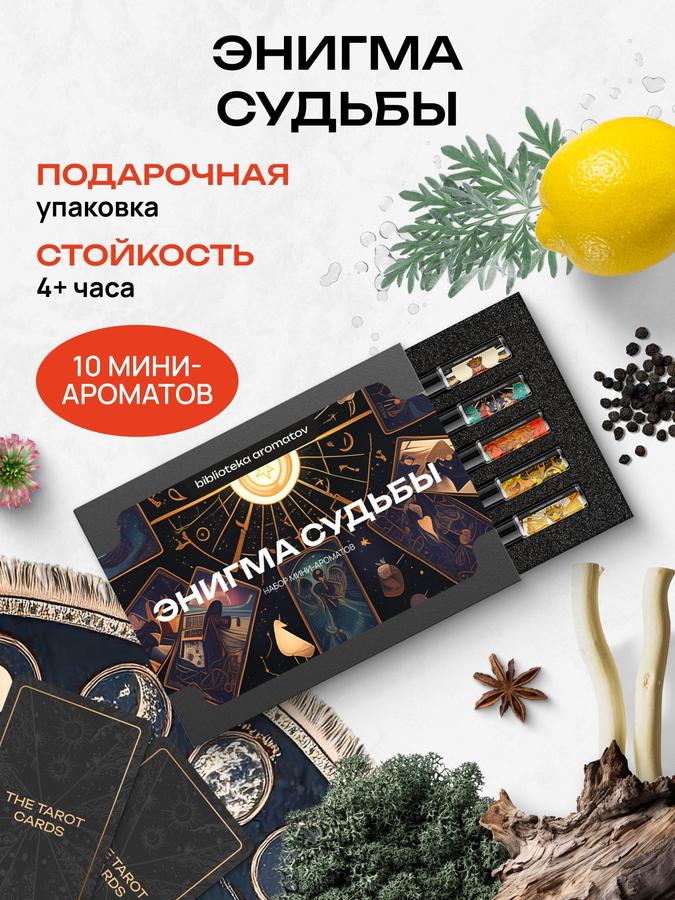 Парфюмерный набор "Энигма Судьбы" – библиотека из 10 ароматов