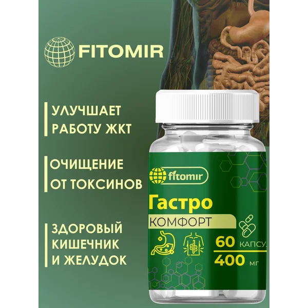 Ферменты для пищеварения в капсулах Гастрокомфорт