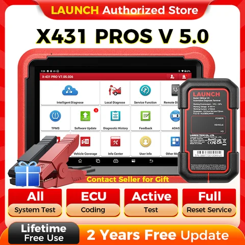 Russian Version Диагностические инструменты LAUNCH X431 PROS V 5,0, сканер OBD2, диагностический автомобильный инструмент