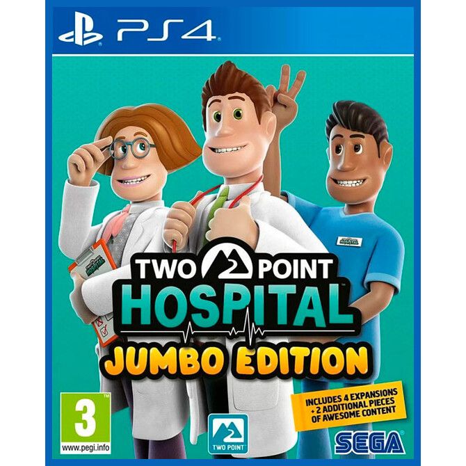 Игра Two Point Hospital - Jumbo Edition (PS4, русские субтитры)