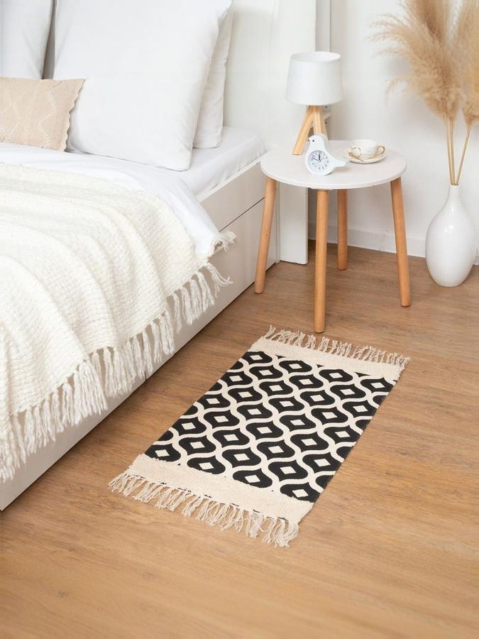 Ковер безворсовый из хлопка Waves 50х80 см