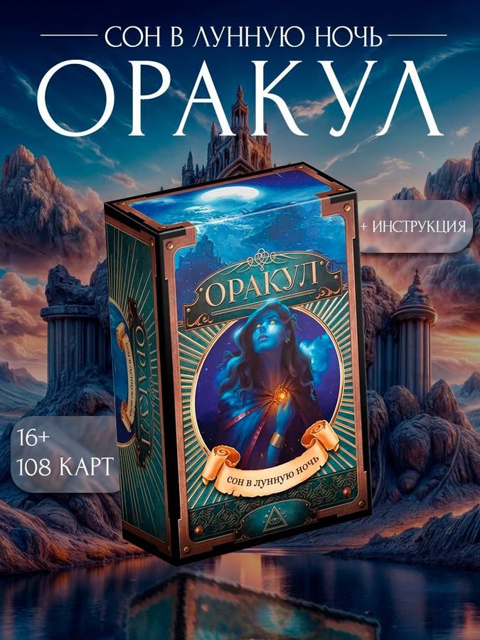Оракул Карты «Сон в Лунную Ночь», 108 карт