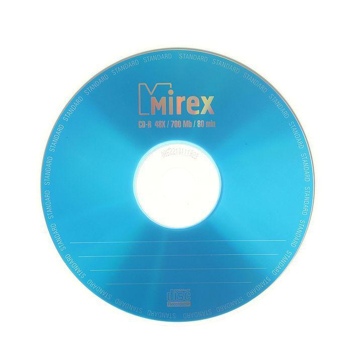 Диск CD-R Mirex Standard 700 Мб 48x, 1 шт в конверте