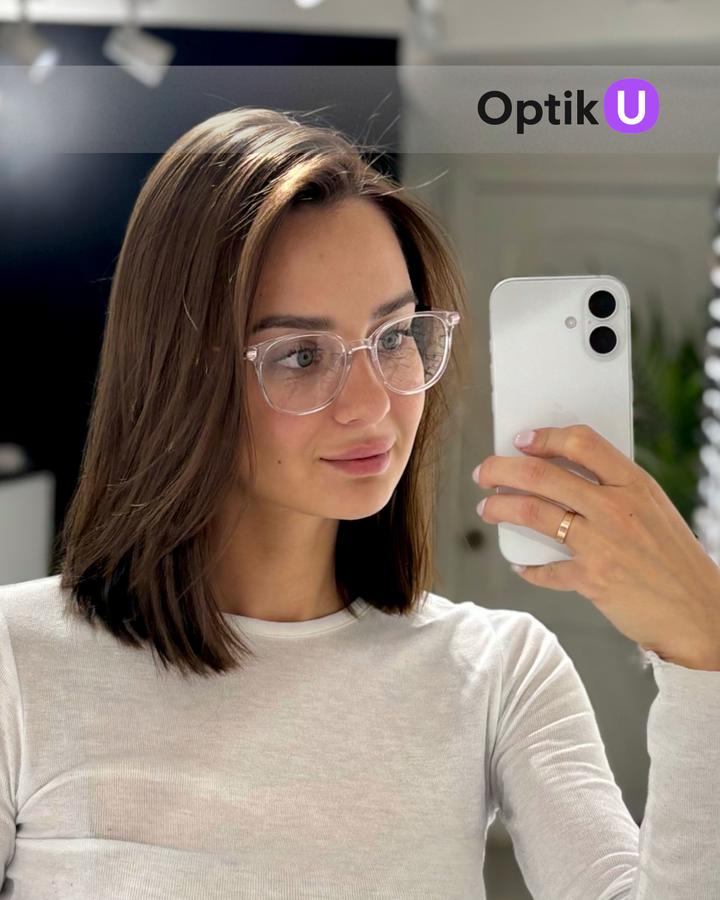 Женская прозрачная круглая оправа для очков Optik U 20951 C3