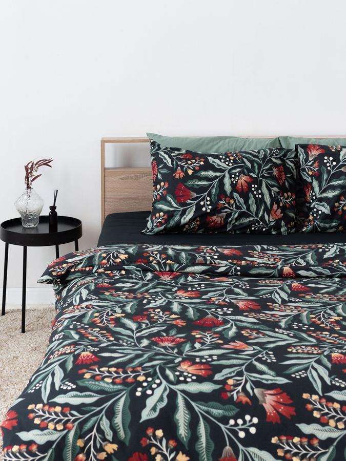 Постельное белье 1,5 спальное бязь "Гарасу" 150x200 с наволочкой 50x70 Ikea