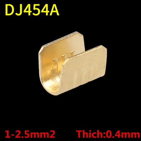 Обжимные клеммы H62 латунные DJ454TS/T/A/B/C/D 0,2-10 мм2