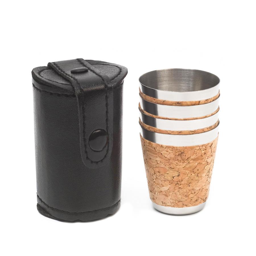 Набор 4 стопок 30 мл, размеры 4.2 x 3.6 см