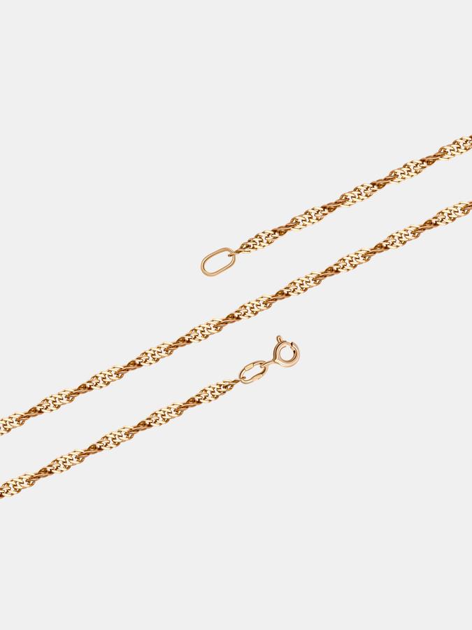 Женская цепочка на шею Сингапур 375 пробы