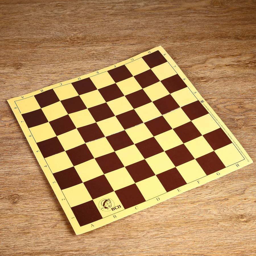 Шахматное поле из микрогофры без фигур 40x40 см