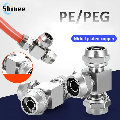 Пневматический тройник PE/PEG 4-16 мм