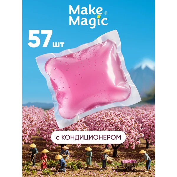 Капсулы для стирки белья 57 шт