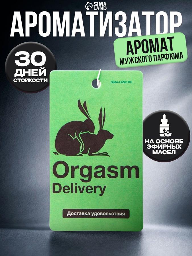 Подвесной бумажный ароматизатор для автомобиля "Orgasm"