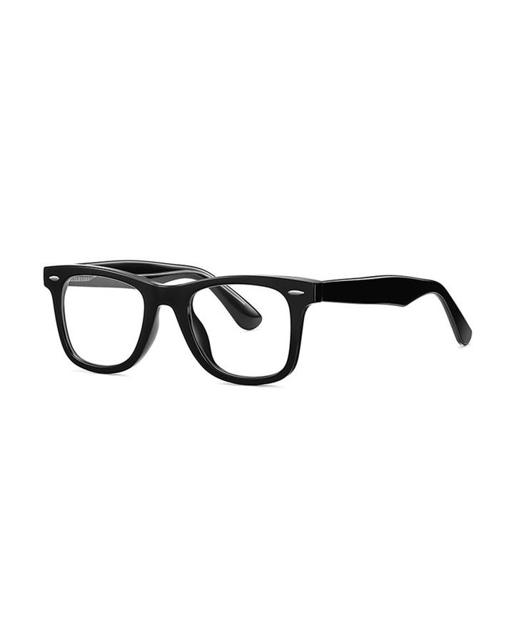 Оправа для очков Optik U2102 C1 черная квадратная мужская и женская на узкое лицо