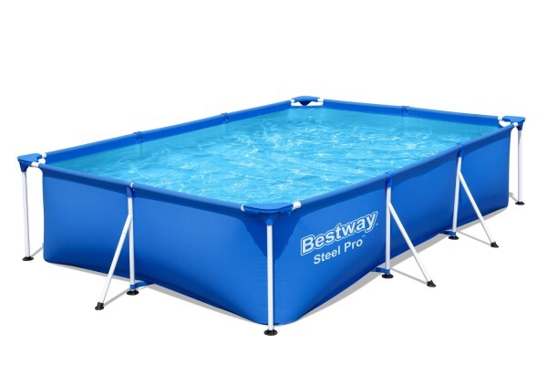 Каркасный бассейн BestWay 300х201х66 см, прямоугольный 56404 BW