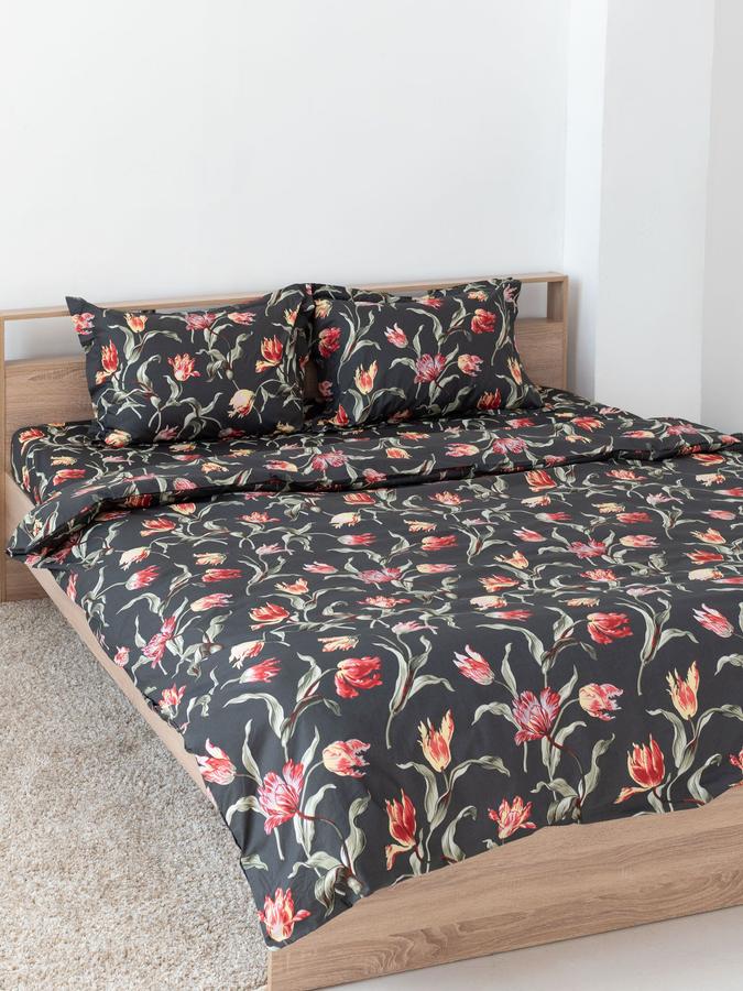 Постельное белье 1,5 спальное поплин Аланд, пододеяльник 150x200, наволочка 50x70, ИКЕА