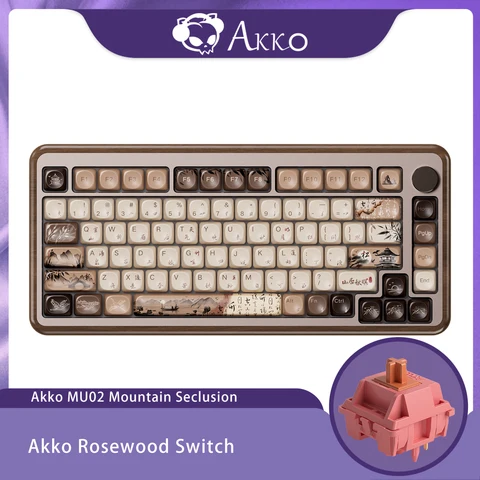 Akko MU02 Mountain Seclusion 75% деревянная механическая клавиатура