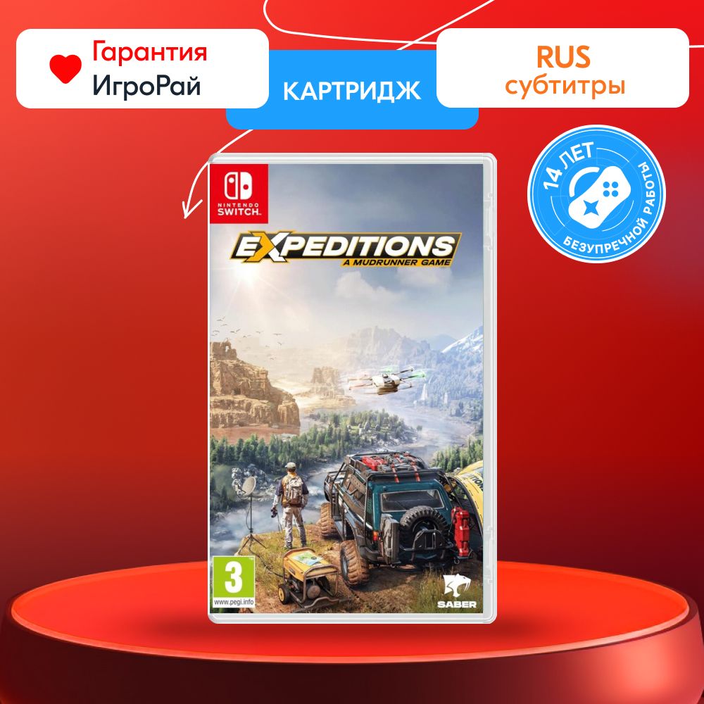 Игра Expeditions: A MudRunner Game (Nintendo Switch, русские субтитры)