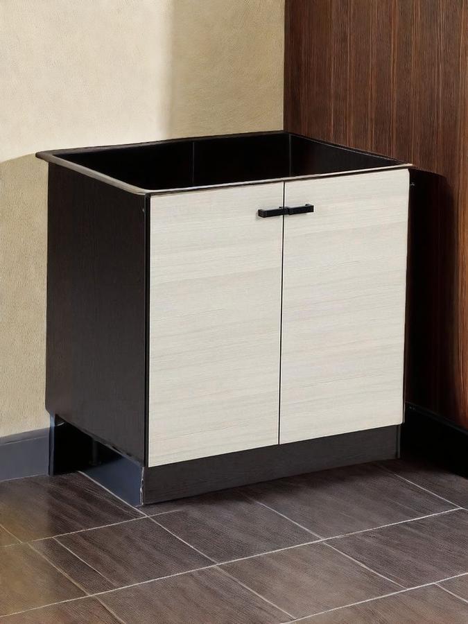 Шкаф напольный под мойку Мальва 800х420х810 Венге/Лоредо