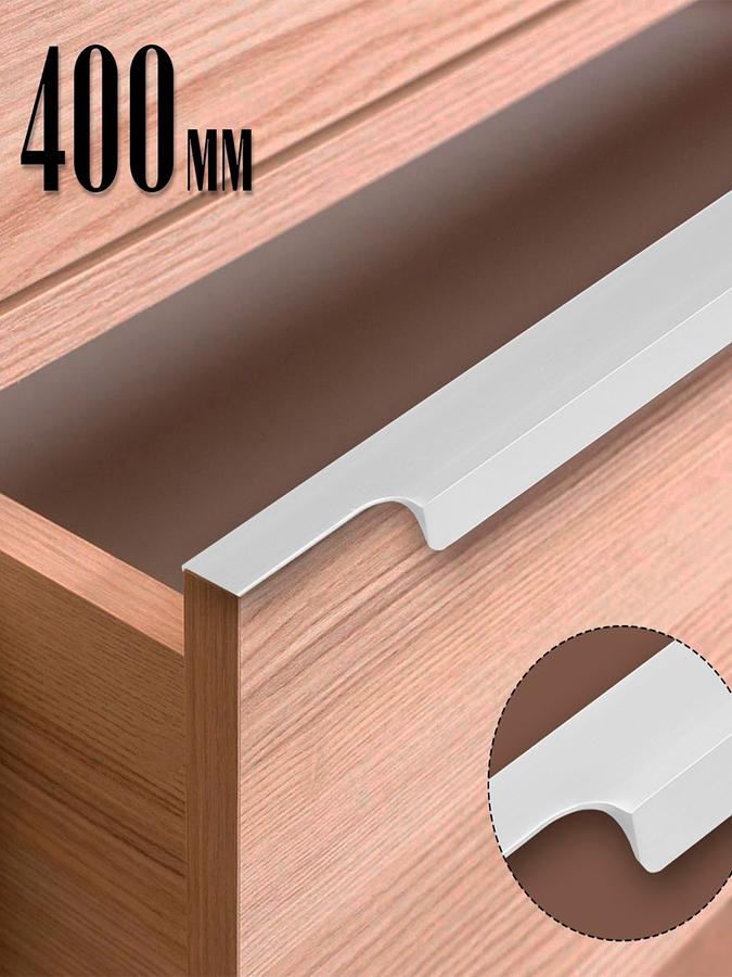 Торцевая мебельная ручка CAPPIO RP100SC, длина 400 мм