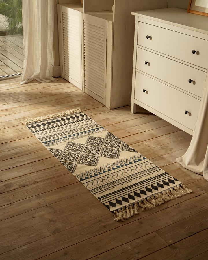 Безворсовый ковер 60x150 см с графическим узором