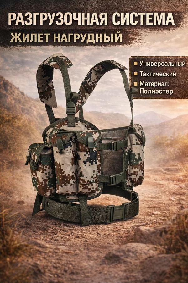 Разгрузочный жилет камуфляжный цвет