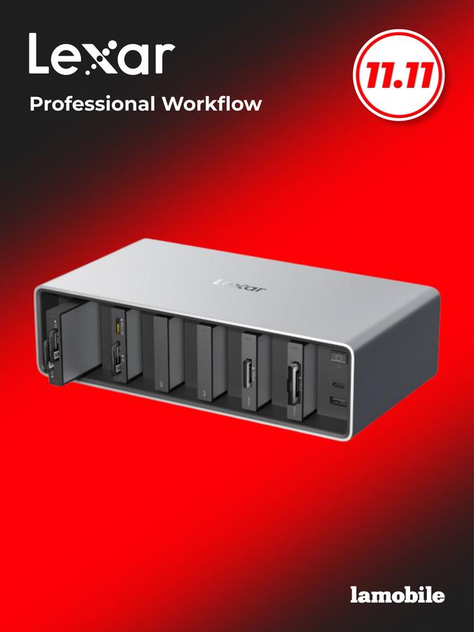 Док-станция Lexar Professional Workflow Thunderbolt 4 с 6 модулями