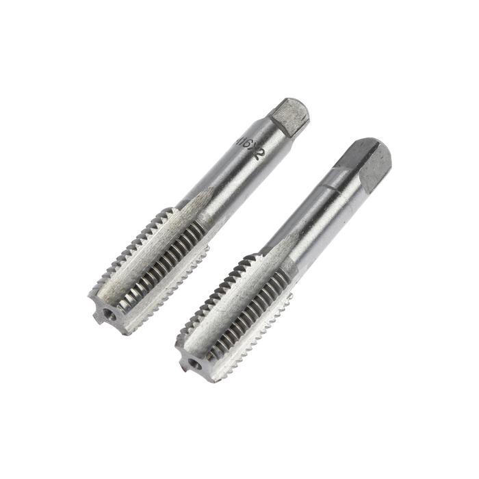 Метчики ручные метрические ТУНДРА М16 х 2 мм, набор 2 шт.