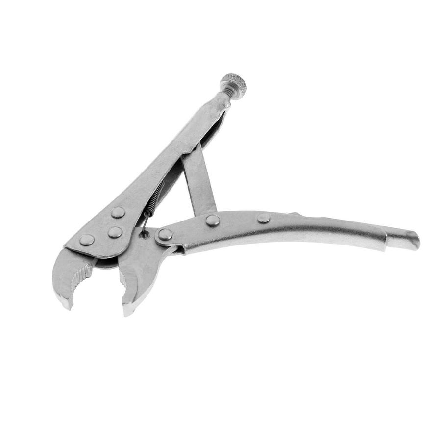 Ручной зажим Тундра с фиксатором и полукруглым захватом, 125 мм