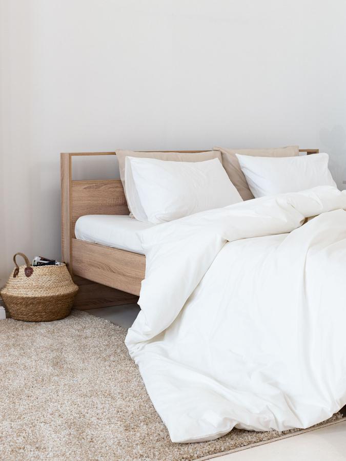 Постельное белье 2-спальное поплин Амилия, 200x200 см, наволочки 50x70 (2 шт)