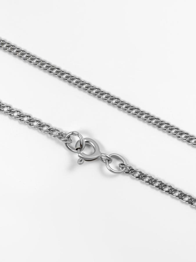 Женская серебряная цепочка 925 пробы, плетение двойной ромб 1,5 мм